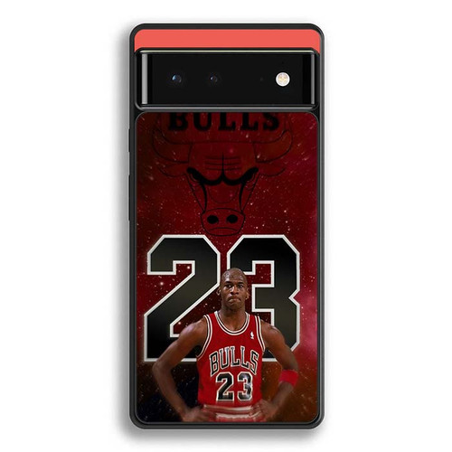Chicago Bulls Michael Jordan 23 Motorola Google Pixel 6 Case