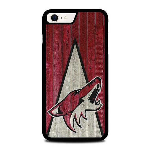 Arizona Coyotes Wood Pattern iPhone SE 2022 Case