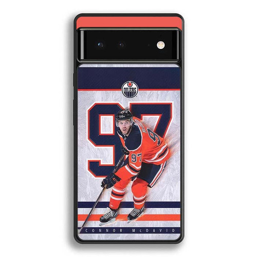 Connor McDavid Oilers 02 Motorola Google Pixel 6 Case