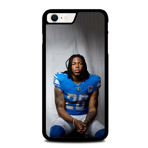 Jahmyr Gibbs Detroit Lions 01 iPhone SE 2022 Case