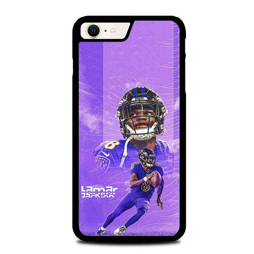Lamar Jackson Baltimore Ravens 04 iPhone SE 2022 Case