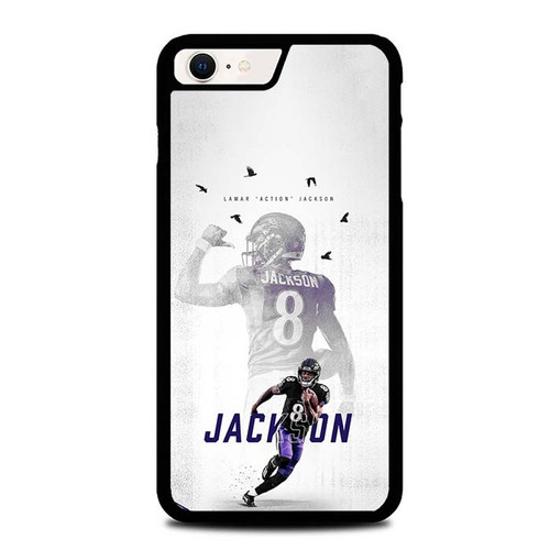 Lamar Jackson Baltimore Ravens 06 iPhone SE 2022 Case