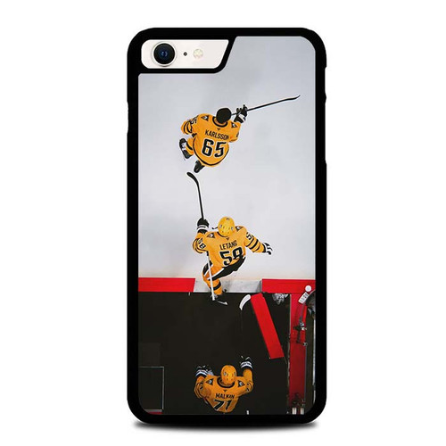 Malkin Letang and Karlsson Pittsburgh Penguins iPhone SE 2022 Case