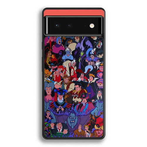 Disney Villain Collages Motorola Google Pixel 6 Case