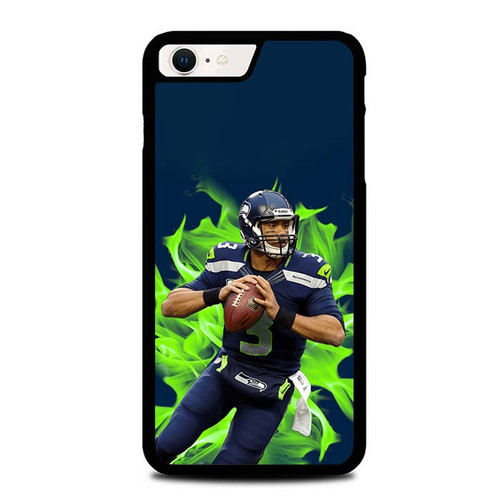 Russell Wilson Seattle Seahawks 01 iPhone SE 2022 Case