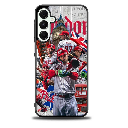 Philadelphia Phillies Bryce Harper Aaron Nola and Kyle Schwarber Samsung Galaxy A16 5G Case