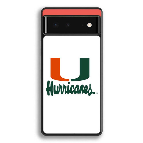 Miami Hurricanes 02 Motorola Google Pixel 6 Case