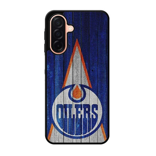 Edmonton Oilers Wooden Pattern Samsung Galaxy A26 5G Case