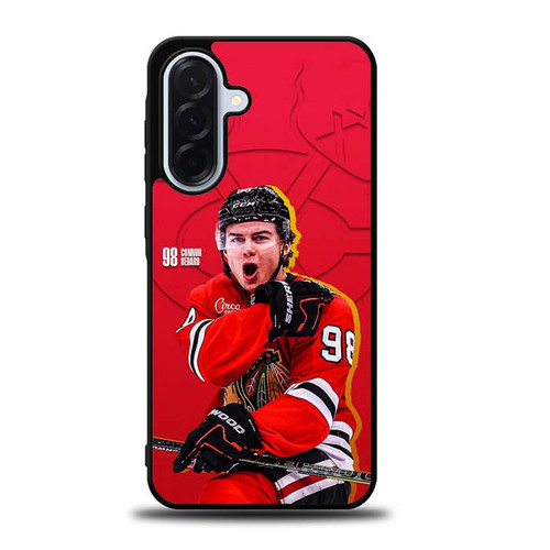 Connor Bedard Chicago Blackhawks Samsung Galaxy A36 5G Case