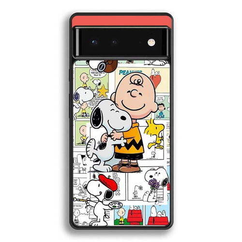 Snoopy Huging Motorola Google Pixel 6 Case