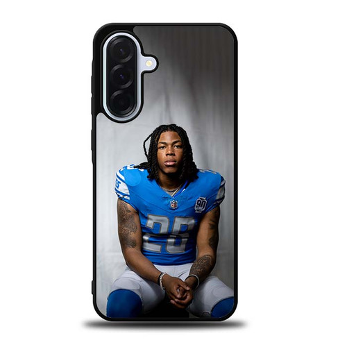 Jahmyr Gibbs Detroit Lions 01 Samsung Galaxy A36 5G Case