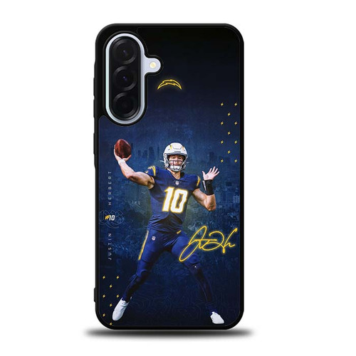 Justin Herbert Los Angeles Chargers 02 Samsung Galaxy A36 5G Case