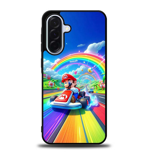 Mario Kart Raibow Trail Samsung Galaxy A36 5G Case
