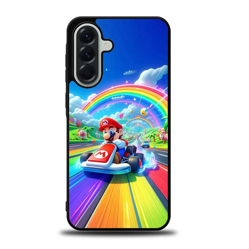 Mario Kart Raibow Trail Samsung Galaxy A56 5G Case