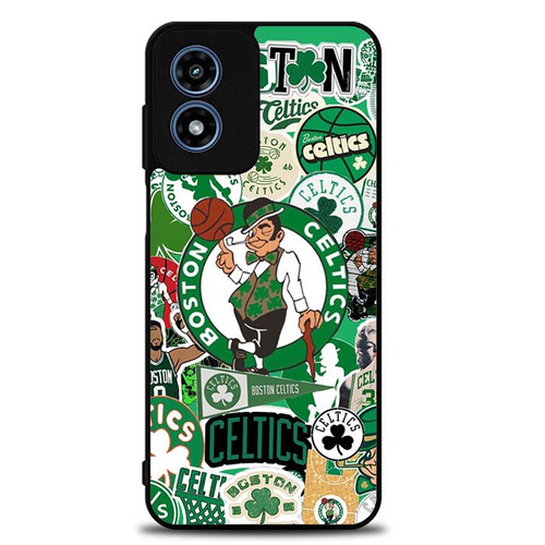 Boston Celtics Collage Motorola Moto G Play 2024 Case