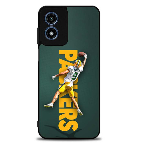Christian Watson Green Bay Packers 01 Motorola Moto G Play 2024 Case