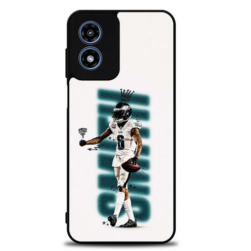 DeVonta Smith Philadelphia Eagles 03 Motorola Moto G Play 2024 Case