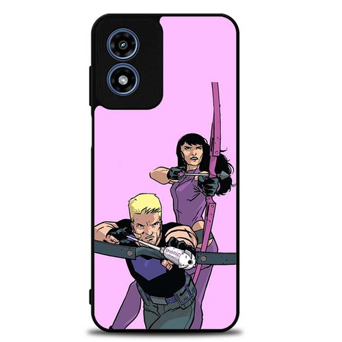 Hawkeye and Kate Bishop Comic Motorola Moto G Play 2024 Case