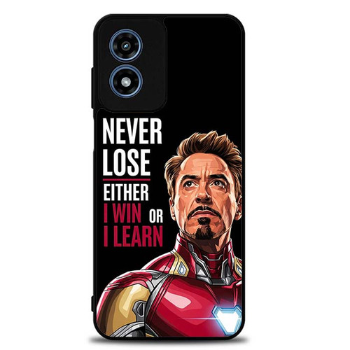 Iron Man Tony Stark Quotes Motorola Moto G Play 2024 Case