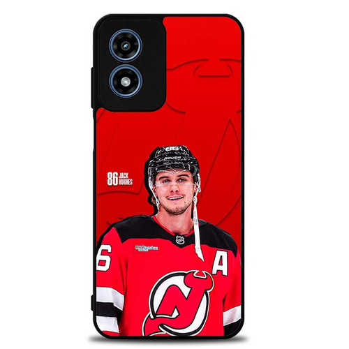 Jack Hughes New Jersey Devils Motorola Moto G Play 2024 Case