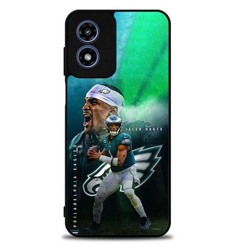 Jalen Hurts Philadelphia Eagles 01 Motorola Moto G Play 2024 Case