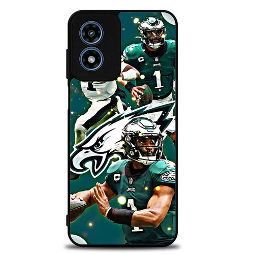 Jalen Hurts Philadelphia Eagles 04 Motorola Moto G Play 2024 Case