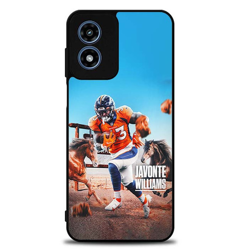 Javonte Williams Denver Broncos 01 Motorola Moto G Play 2024 Case
