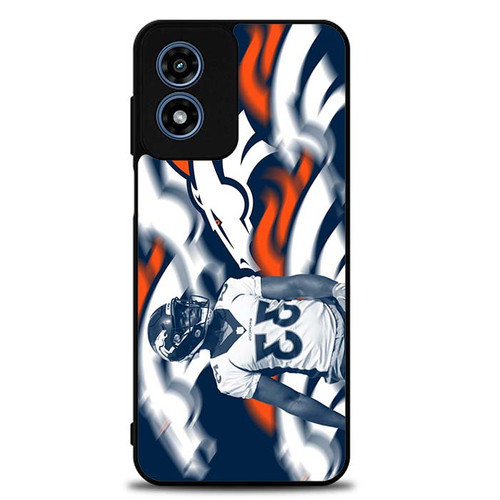 Javonte Williams Denver Broncos 02 Motorola Moto G Play 2024 Case