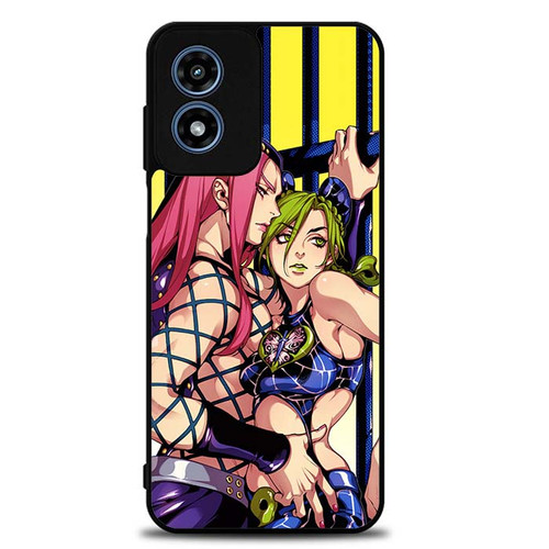 JoJos Bizarre Adventure Jolyne and Narciso Motorola Moto G Play 2024 Case