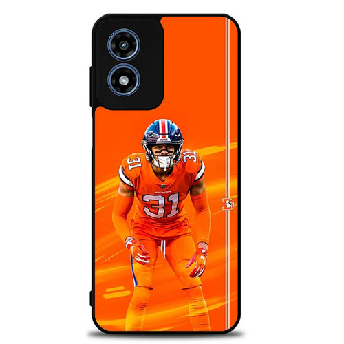 Justin Simmons Denver Broncos 01 Motorola Moto G Play 2024 Case