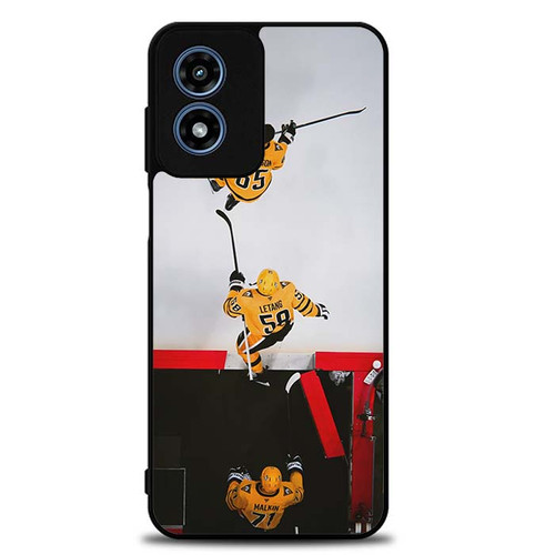 Malkin Letang and Karlsson Pittsburgh Penguins Motorola Moto G Play 2024 Case