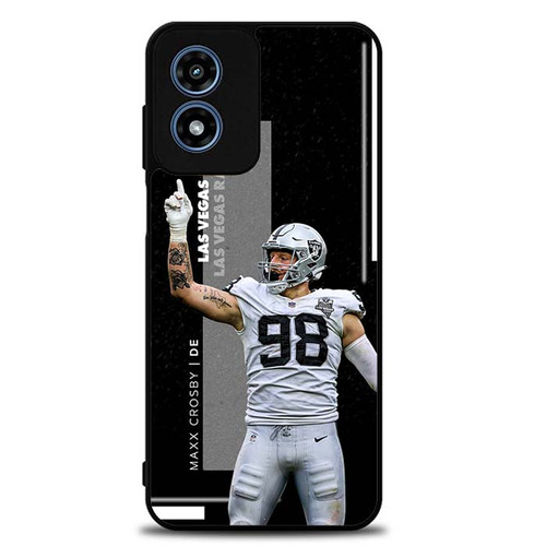Maxx Crosby Las Vegas Raiders 01 Motorola Moto G Play 2024 Case