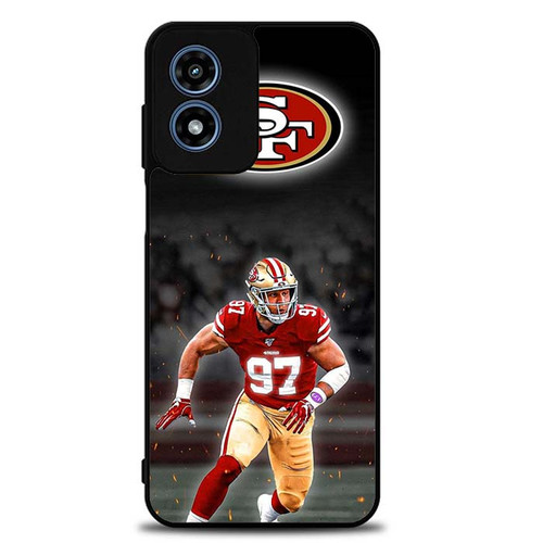 Nick Bosa San Francisco 49ers 04 Motorola Moto G Play 2024 Case