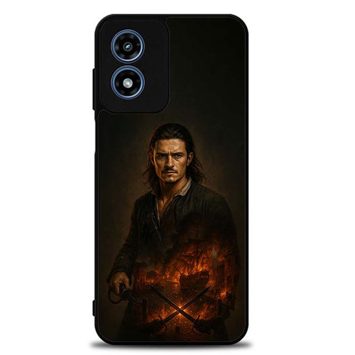 Pirates of the Caribbean Will Tunner Motorola Moto G Play 2024 Case