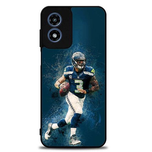 Russell Wilson Seattle Seahawks 03 Motorola Moto G Play 2024 Case