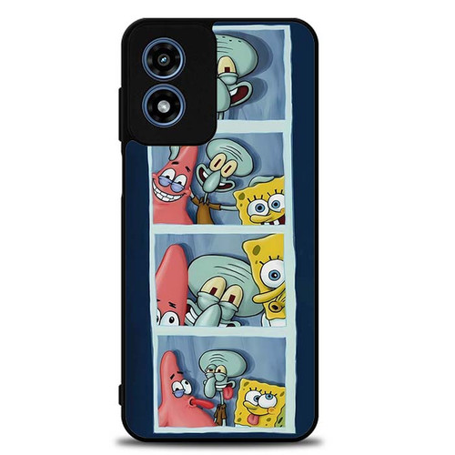SpongeBob SquarePants Bikini Bottom trio Motorola Moto G Play 2024 Case