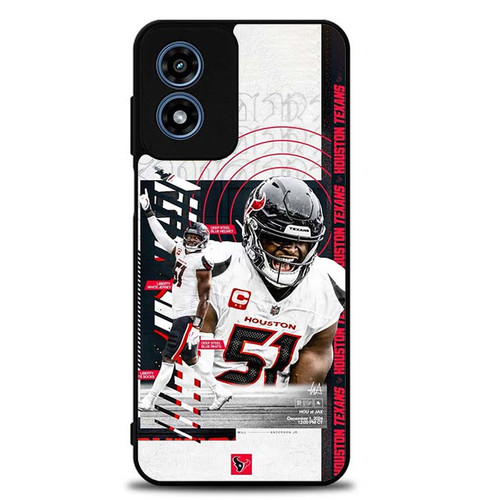 Will Anderson Jr Houston Texans 01 Motorola Moto G Play 2024 Case
