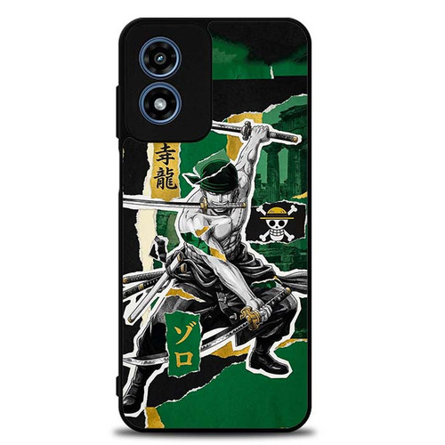 Zoro One Piece Series Art Motorola Moto G Play 2024 Case