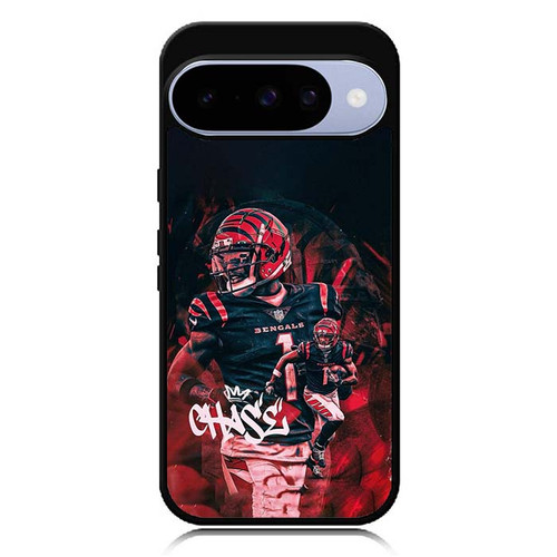 Jamarr Chase Cincinnati Bengals 01 Google Pixel 10 Case
