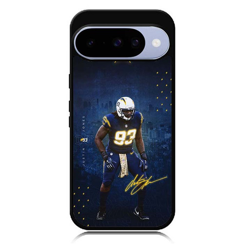 Justin Jones Los Angeles Chargers 01 Google Pixel 10 Case