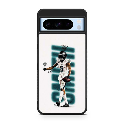 DeVonta Smith Philadelphia Eagles 03 Google Pixel 8 Case