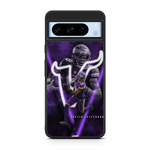 Justin Jefferson Minnesota Vikings 01 Google Pixel 8 Case