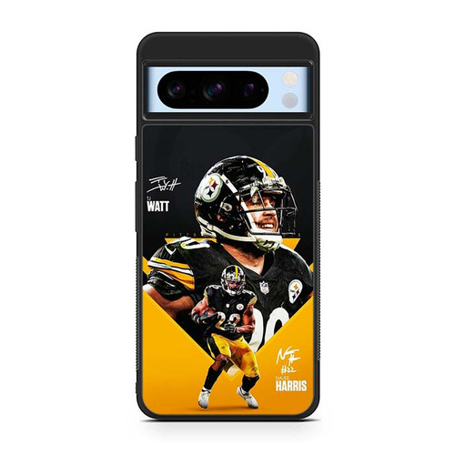 Pittsburgh Steelers Najee Harris and TJ Watt Google Pixel 8 Case
