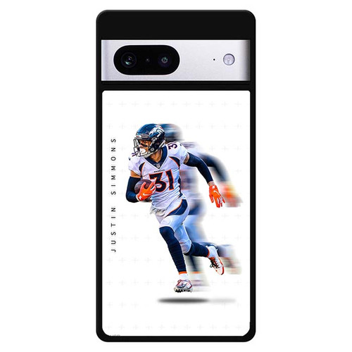 Justin Simmons Denver Broncos 02 Google Pixel 7 Case