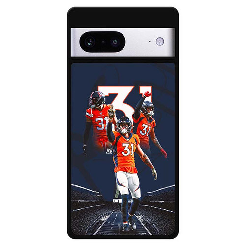 Justin Simmons Denver Broncos 04 Google Pixel 7 Case