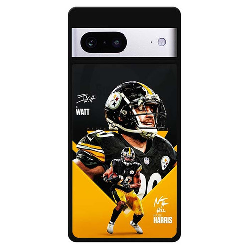 Pittsburgh Steelers Najee Harris and TJ Watt Google Pixel 7 Case