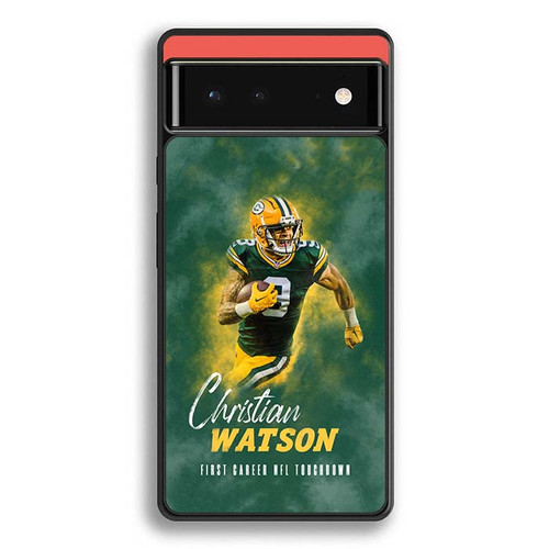 Christian Watson Green Bay Packers 02 Google Pixel 6 Case