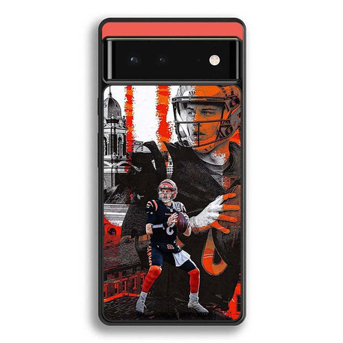 Cincinnati Bengals Quarterback Joe Burrow Google Pixel 6 Case