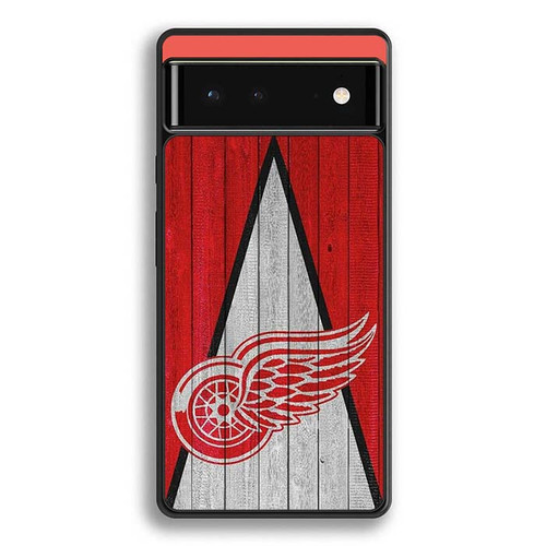 Detroit Red Wings Wooden Pattern Google Pixel 6 Case