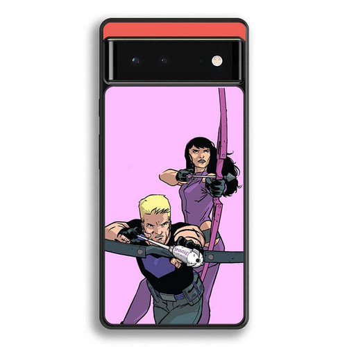 Hawkeye and Kate Bishop Comic Google Pixel 6 Case
